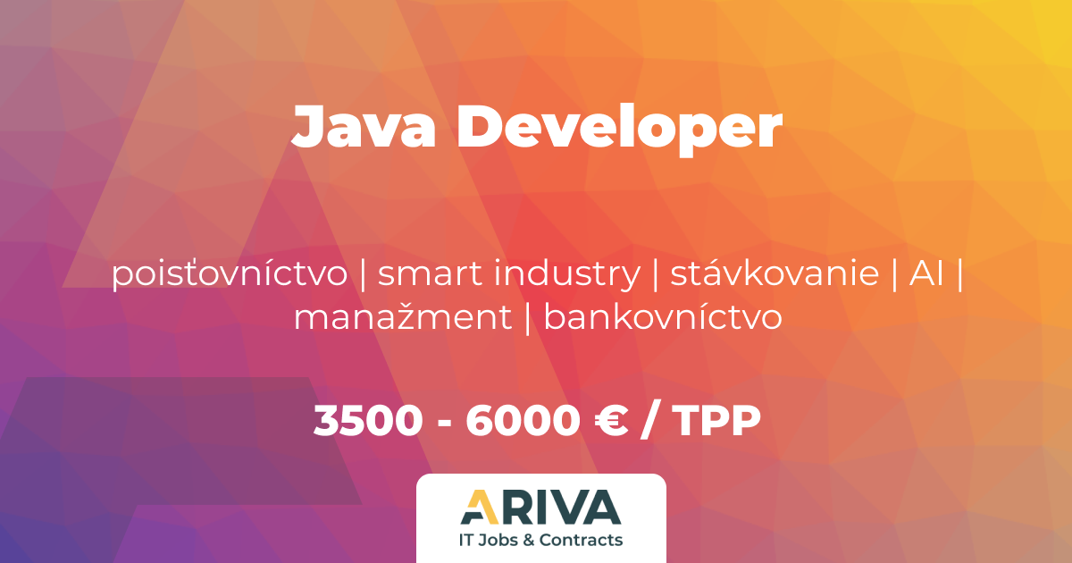 Java Developer | ARIVA